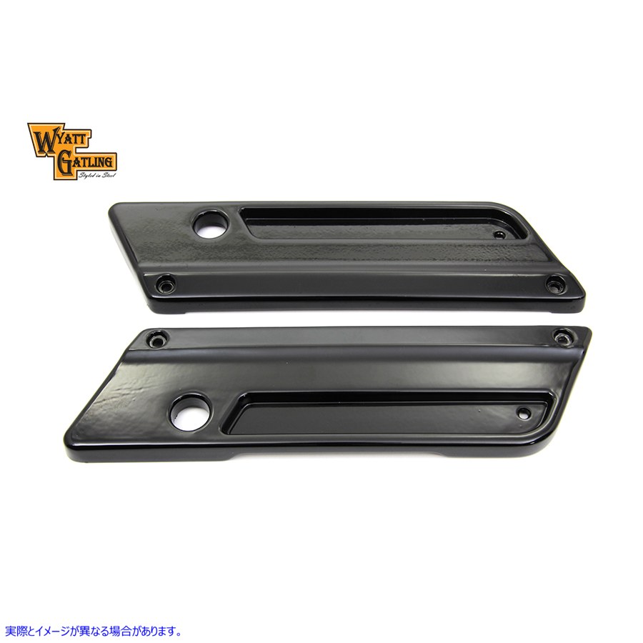 42-1181 ワイアット ガトリング サドルバッグ フェイス プレート 取寄せ Vツイン Wyatt Gatling Saddlebag Face Plate (検索用／
