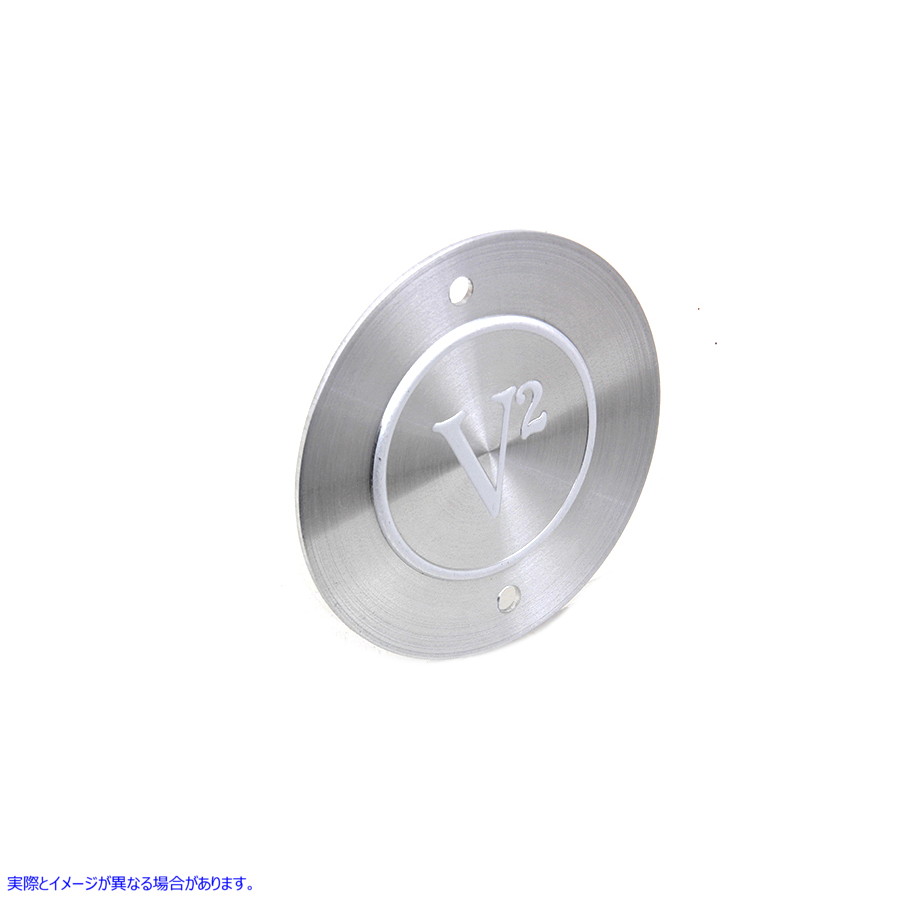 42-1195 V2点火システムカバー 取寄せ Vツイン V2 Ignition System Cover Bright Silver (検索用／