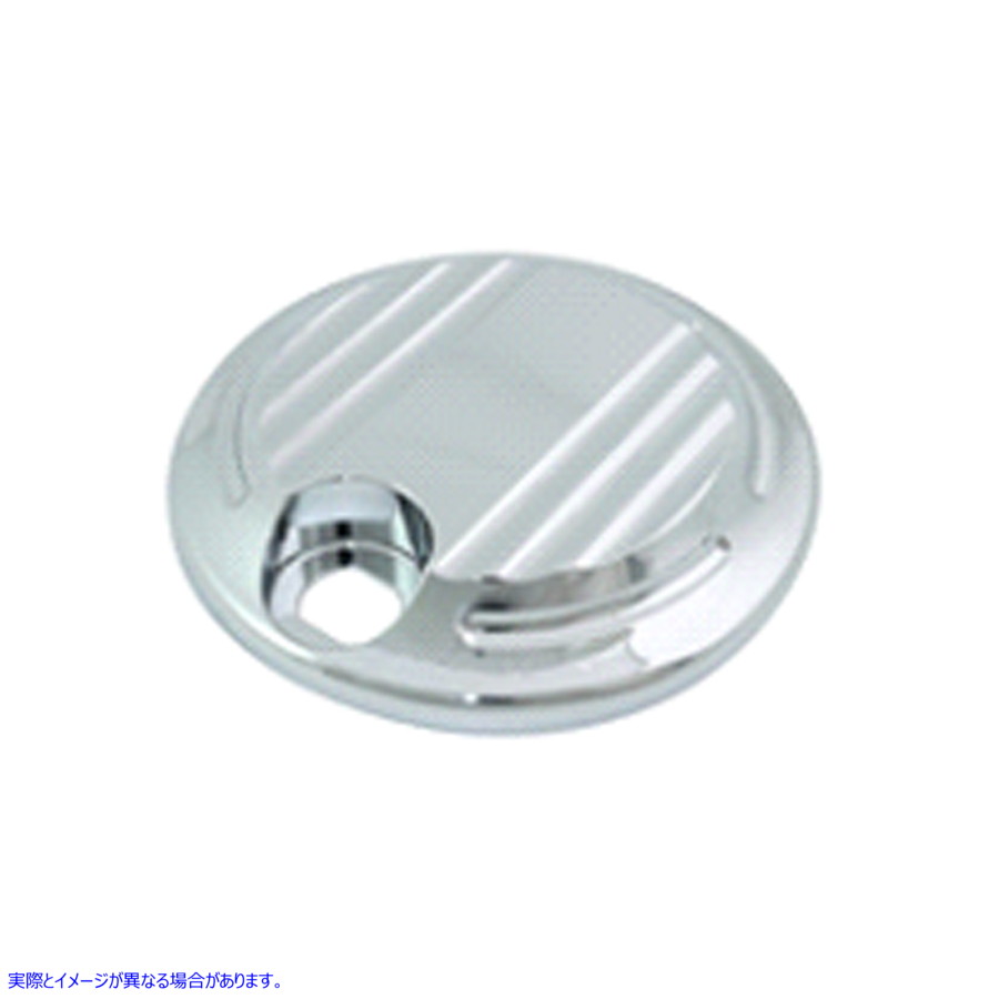 42-1208 燃料タンク コンソール ドア クローム 取寄せ Vツイン Fuel Tank Console Door Chrome (検索用／