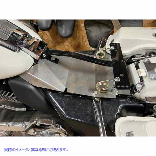 42-1224 シートベースマウントプレート ブラック 取寄せ Vツイン Seat Base Mount Plate Black (検索用／