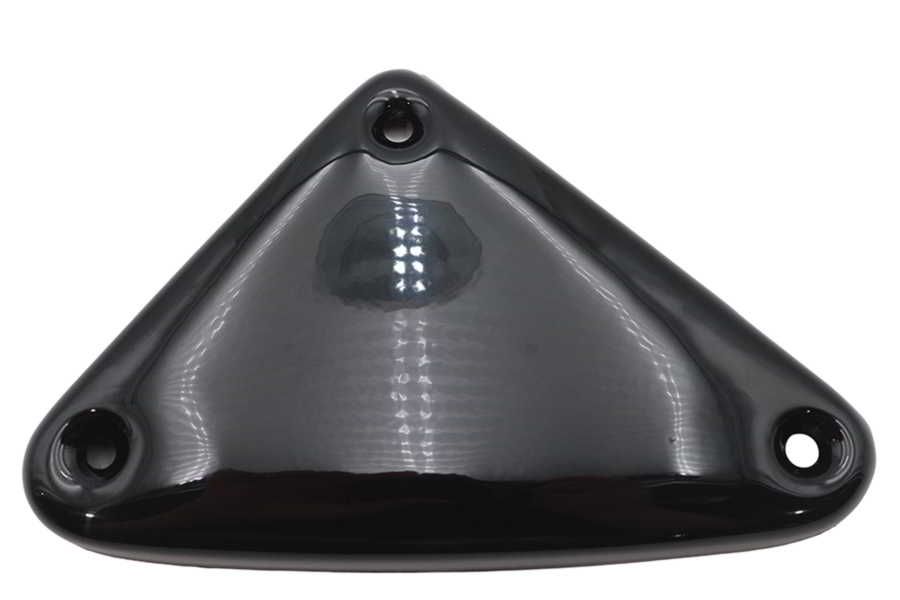 42-1286 取寄せ Vツイン Smooth Style Ignition Module Cover Black (検索用／66325-82)