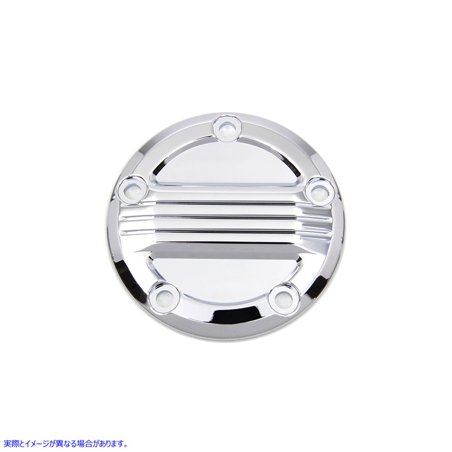 42-1381 クロームエアフロー点火システムカバー 取寄せ Vツイン Chrome Air Flow Ignition System Cover (検索用／