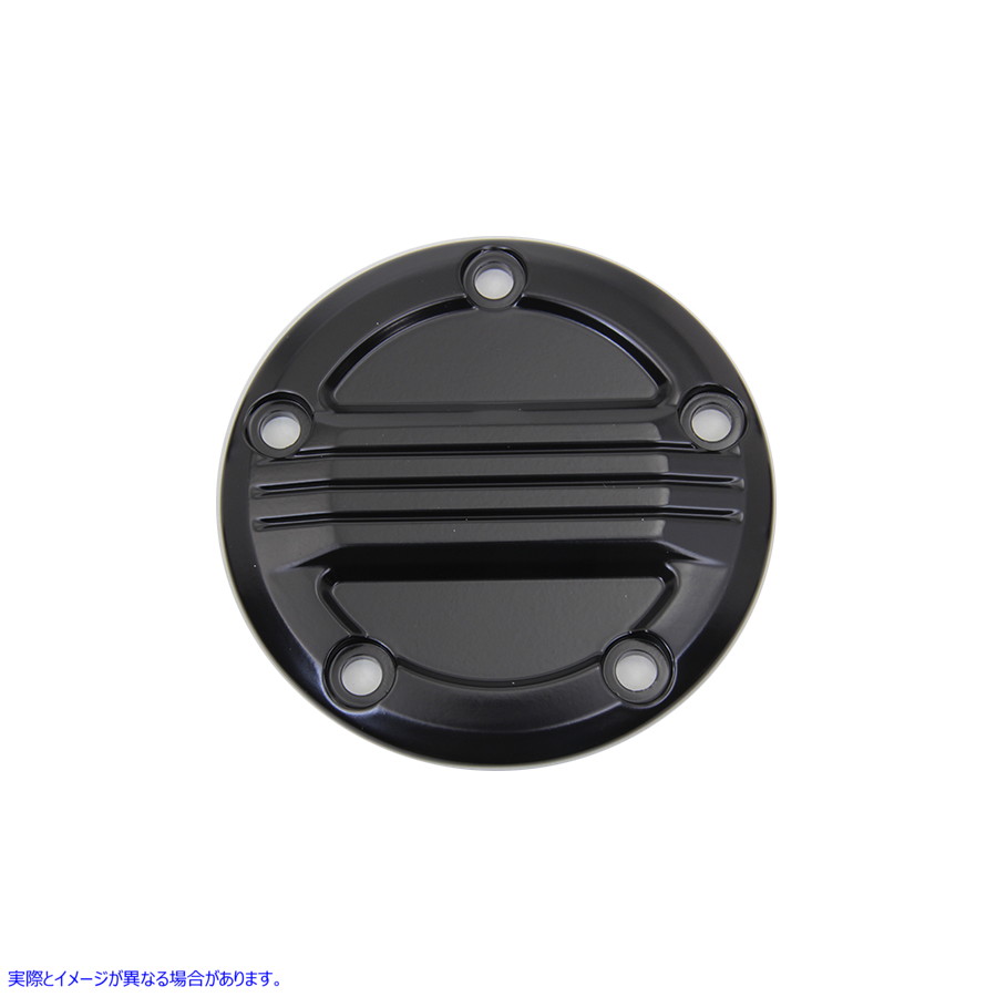 42-1382 ブラックのエアフロー点火システムカバー 取寄せ Vツイン Black Air Flow Ignition System Cover (検索用／