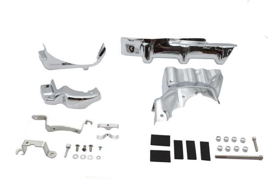 42-1770 取寄せ Vツイン Transmission Interface and Inner Primary Cover Chrome (検索用／)