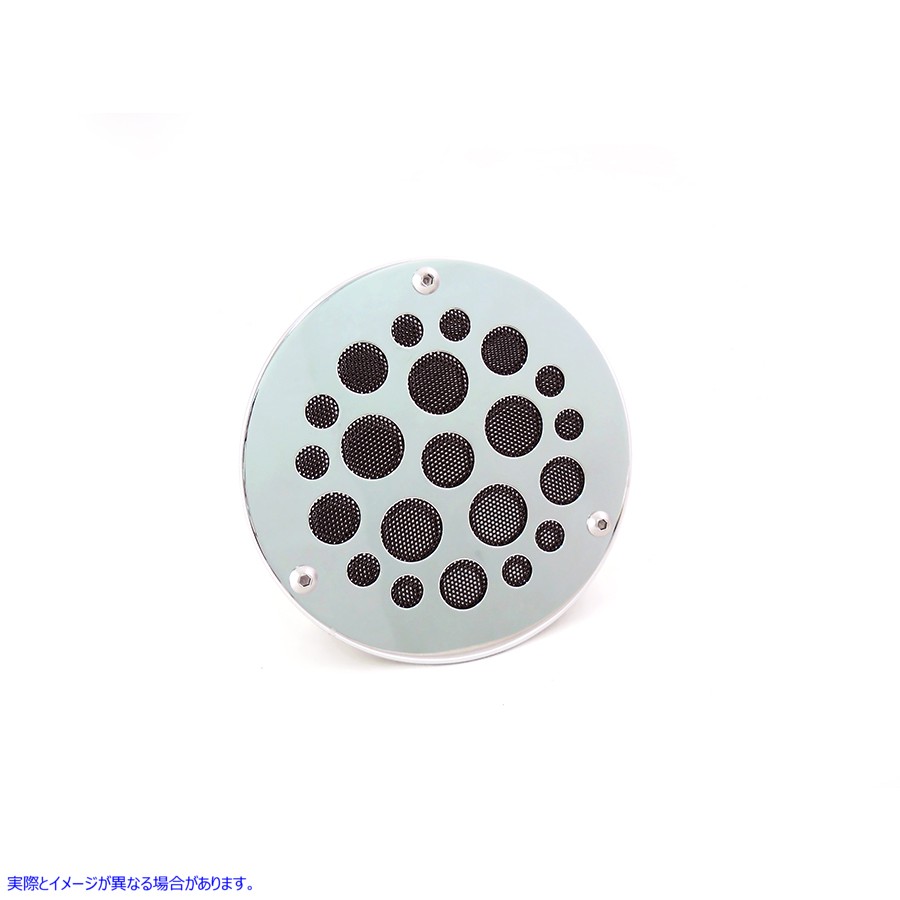 42-2025 3穴ダービーカバー クローム 取寄せ Vツイン 3-Hole Derby Cover Chrome (検索用／