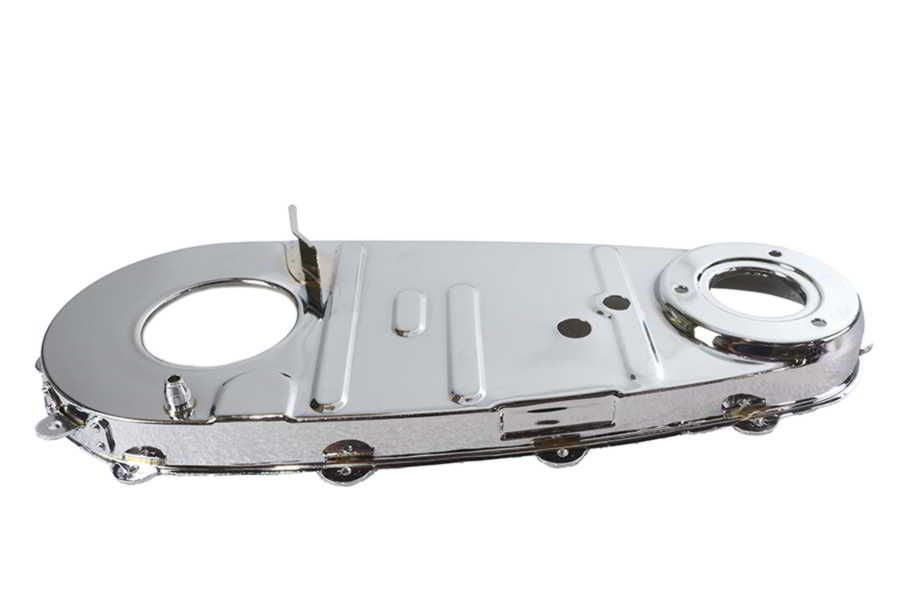 42-3682 取寄せ Vツイン Factory Sample Replica Inner Primary Cover Chrome (検索用／)