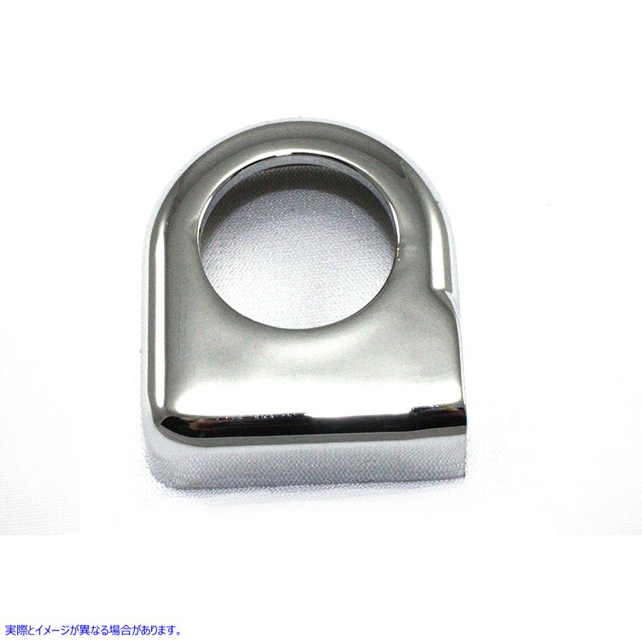 42-5044 クローム スピードメーター ドライブ カバー 41 フォーク 取寄せ Vツイン Chrome Speedometer Drive Cover 41 Fork (検