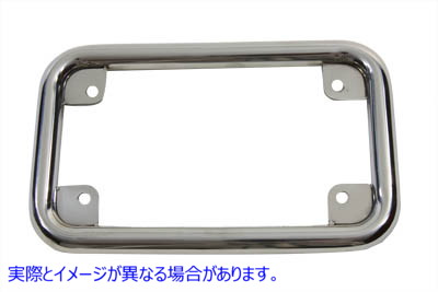 42-5046 ナンバープレートフレームステンレス 取寄せ Vツイン License Plate Frame Stainless (検索用／
