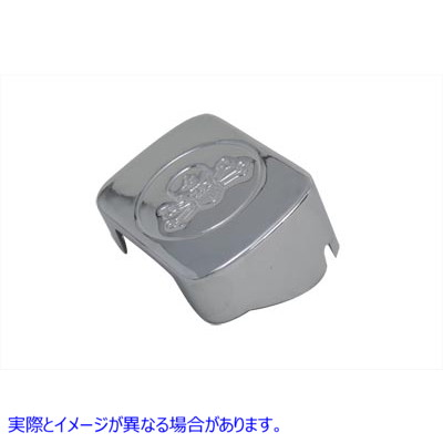 42-5523 スカル型コイルカバー 取寄せ Vツイン Skull Type Coil Cover (検索用／