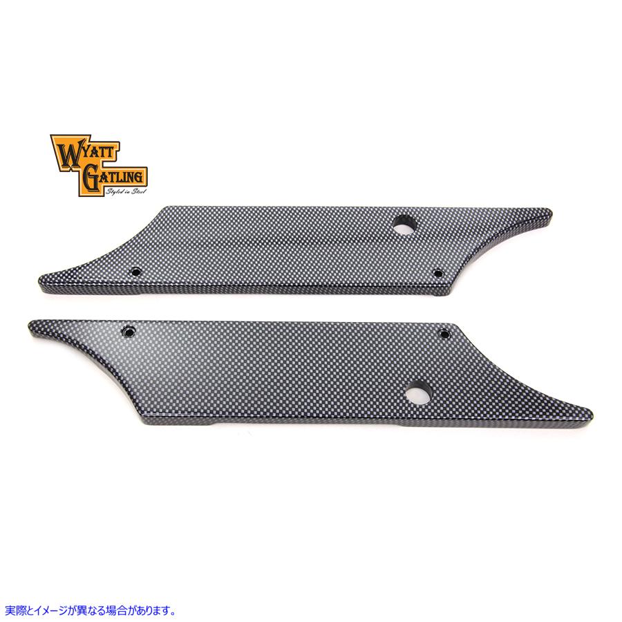 42-7103 ワイアット ガトリング サドルバッグ フェイス プレート 取寄せ Vツイン Wyatt Gatling Saddlebag Face Plate (検索用／