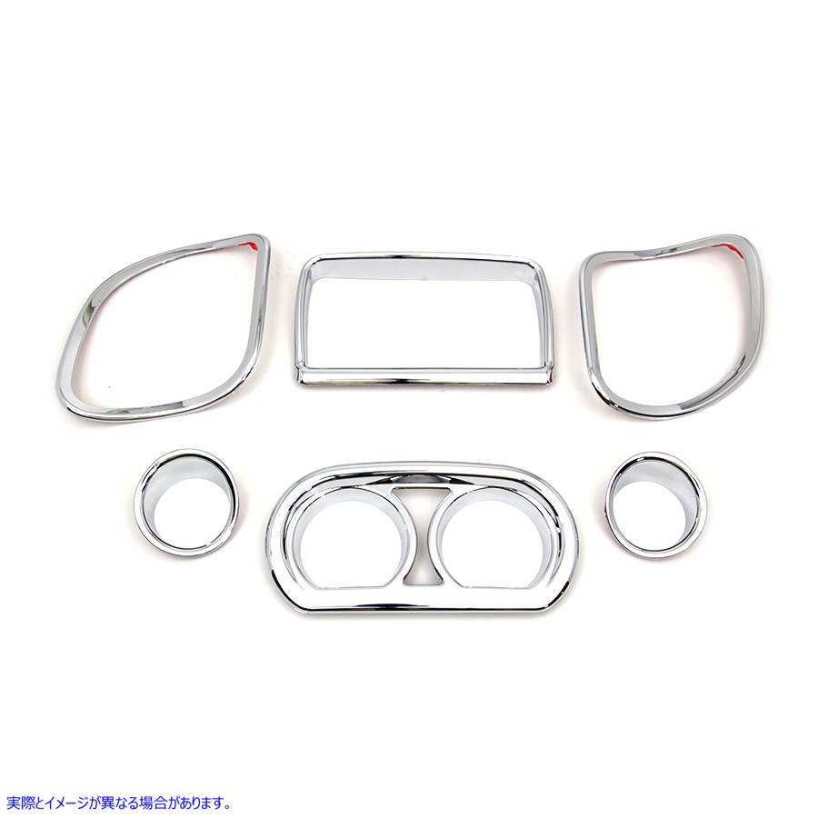 42-9996 インナーフェアリング トリムキット クローム 取寄せ Vツイン Inner Fairing Trim Kit Chrome (検索用／61400296