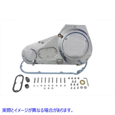 43-0046 アウタープライマリーカバーキット クローム 取寄せ Vツイン Outer Primary Cover Kit Chrome (検索用／