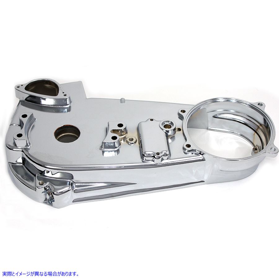 43-0147 クロームインナープライマリーカバー 取寄せ Vツイン Chrome Inner Primary Cover (検索用／60619-70