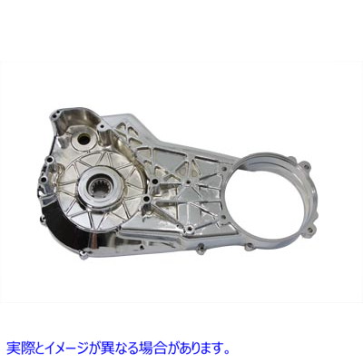 43-0162 クロームインナープライマリーカバー 取寄せ Vツイン Chrome Inner Primary Cover (検索用／60222-90C