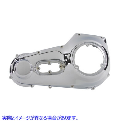 43-0198 クロームアウタープライマリーカバー 取寄せ Vツイン Chrome Outer Primary Cover (検索用／60543-89