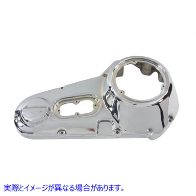43-0199 クロームアウタープライマリーカバー 取寄せ Vツイン Chrome Outer Primary Cover (検索用／60543-86A