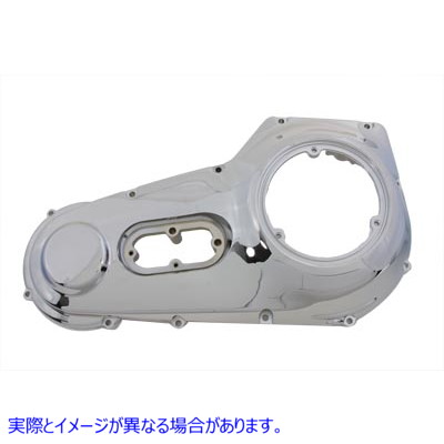 43-0211 クロームアウタープライマリーカバー 取寄せ Vツイン Chrome Outer Primary Cover (検索用／60543-95