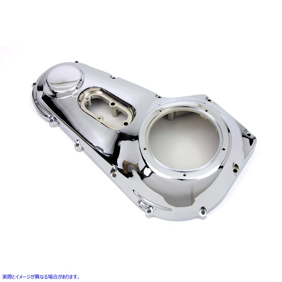 43-0240 クロームアウタープライマリーカバーのみ 取寄せ Vツイン Chrome Outer Primary Cover Only (検索用／60543-99