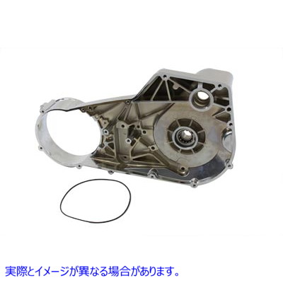 43-0258 クロームインナープライマリーカバーアセンブリ 取寄せ Vツイン Chrome Inner Primary Cover Assembly (検索用／60751-0