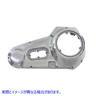 43-0262 ポリッシュアウタープライマリーカバー 取寄せ Vツイン Polished Outer Primary Cover (検索用／60508-70
