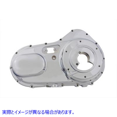 43-0263 クロームアウタープライマリーカバー 取寄せ Vツイン Chrome Outer Primary Cover (検索用／25460-04