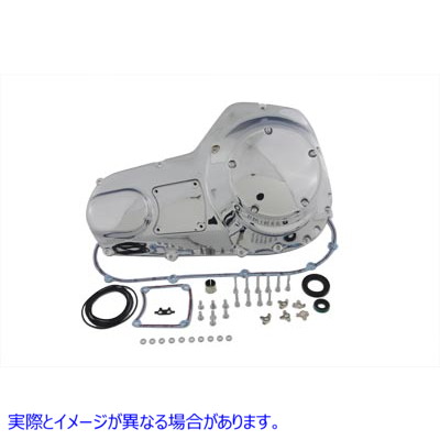 43-0265 クロームアウタープライマリーカバーキット 取寄せ Vツイン Chrome Outer Primary Cover Kit (検索用／