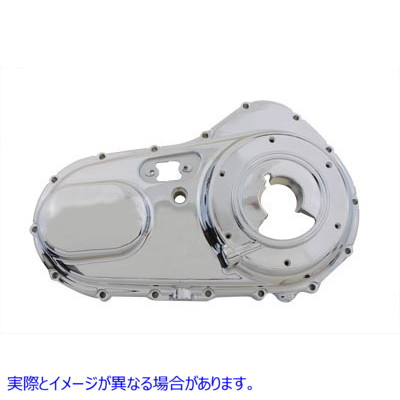 43-0285 クロームアウタープライマリーカバー Chrome Outer Primary Cover 取寄せ Vツイン (検索用／25539-06