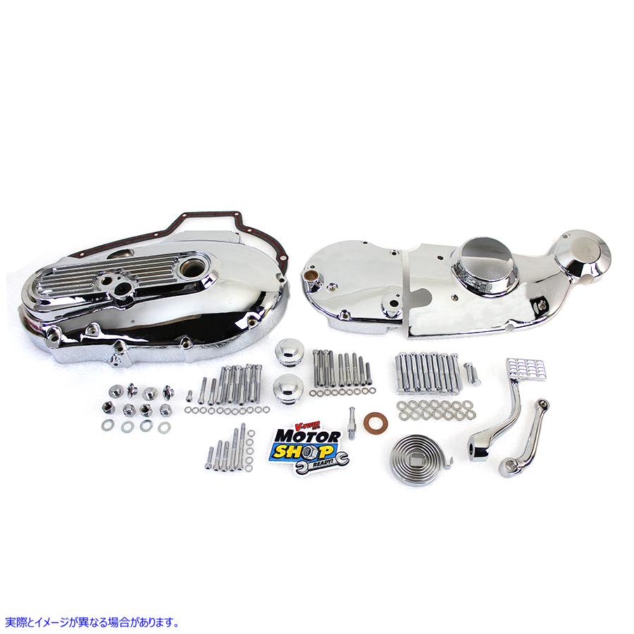 43-0313 クロームエンジンドレスアップキット Chrome Engine Dress Up Kit 取寄せ Vツイン (検索用／