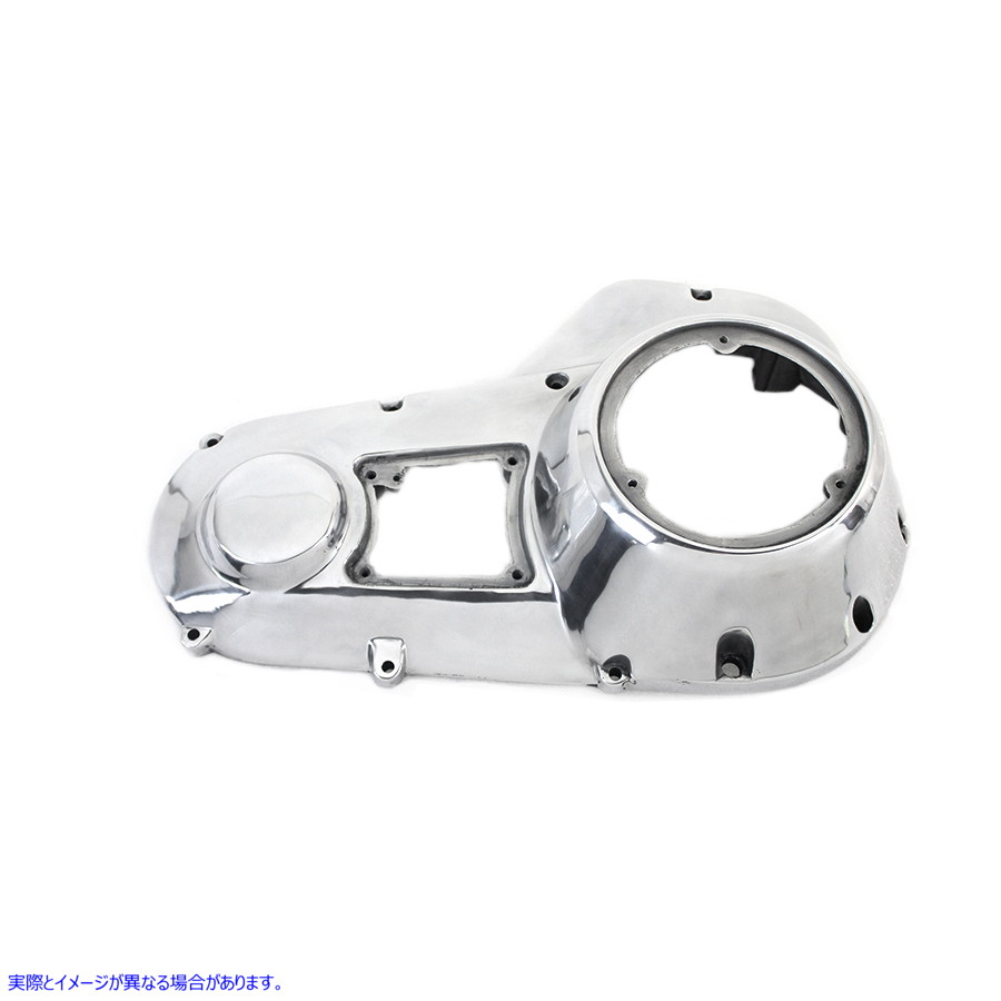 43-0320 ポリッシュアウタープライマリーカバー 取寄せ Vツイン Polished Outer Primary Cover (検索用／60605-79