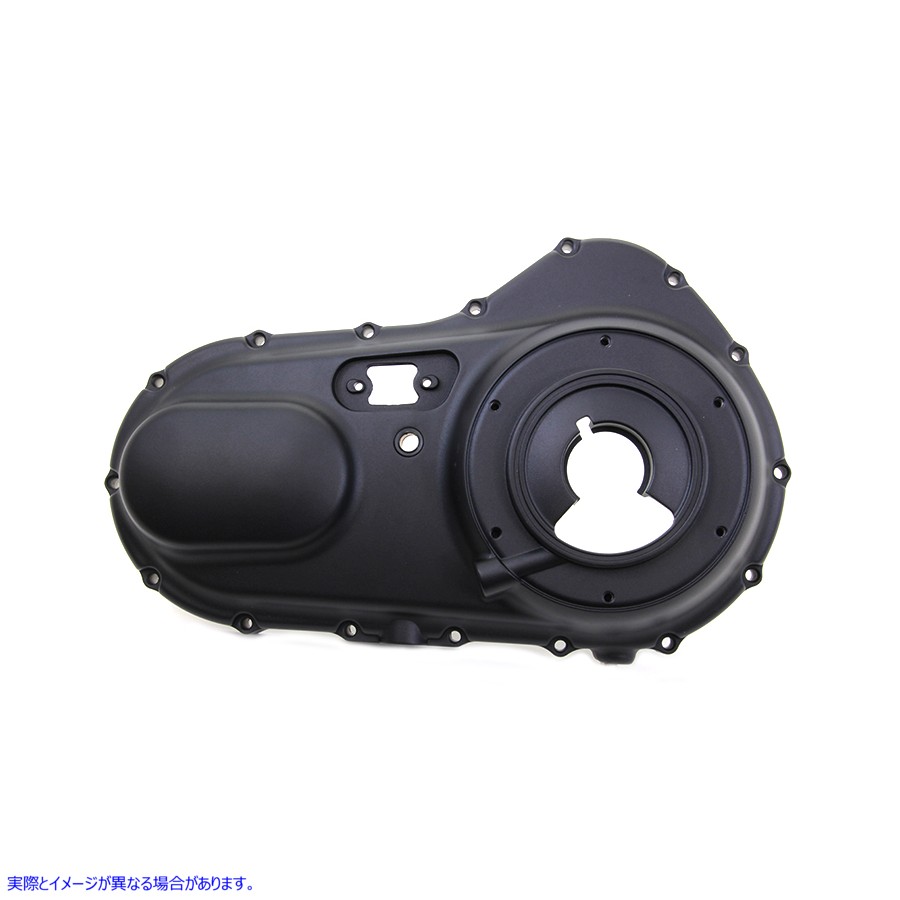 43-0463 ブラックアウタープライマリーカバー 取寄せ Vツイン Black Outer Primary Cover (検索用／