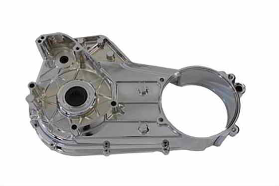43-0905 工場サンプル OE クロムインナープライマリーカバー 取寄せ Vツイン Factory Sample OE Chrome Inner Primary Cover (検
