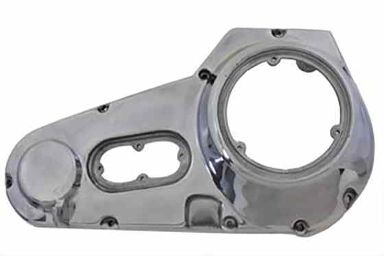 43-0964 工場サンプルポリッシュ済みアウタープライマリーカバー 取寄せ Vツイン Factory Sample Polished Outer Primary Cover