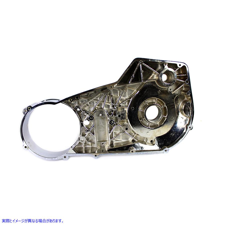 43-1050 インナープライマリーカバークローム 取寄せ Vツイン Inner Primary Cover Chrome (検索用／60751-01