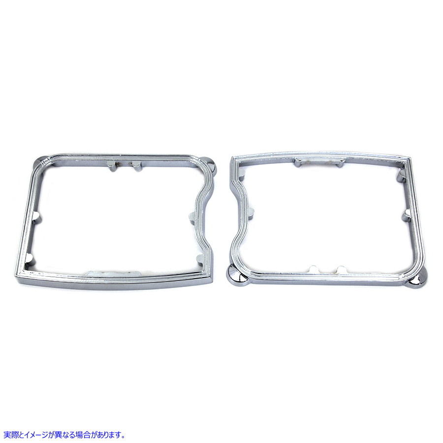 43-9127 ロッカーボックスカバー Dリング クローム 取寄せ Vツイン Rocker Box Cover D-Ring Chrome (検索用／17529-84A