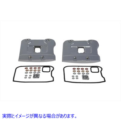 43-9162 トップロッカーボックスカバー クローム 取寄せ Vツイン Top Rocker Box Cover Chrome (検索用／17528-84A