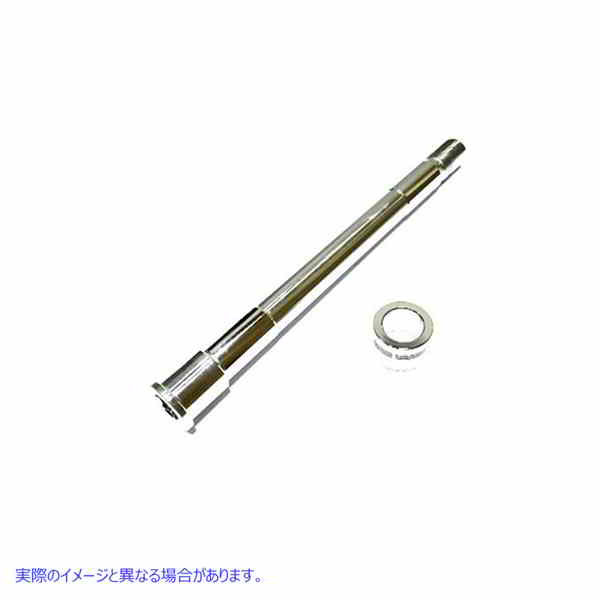 44-0008 クロームフロントアクスルキット 取寄せ Vツイン Chrome Front Axle Kit (検索用／43000083