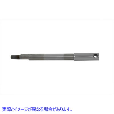 44-0086 クロームフロントアクスル 取寄せ Vツイン Chrome Front Axle (検索用／43895-87