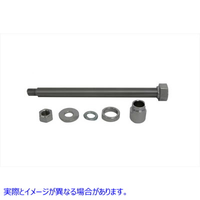 44-0221 クローム リア アクスル キット Chrome Rear Axle Kit 取寄せ Vツイン (検索用／