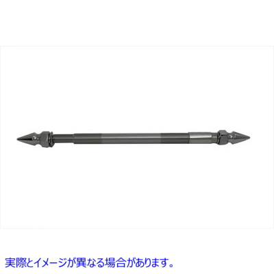 44-0229 クロームフロントアクスル 取寄せ Vツイン Chrome Front Axle (検索用／