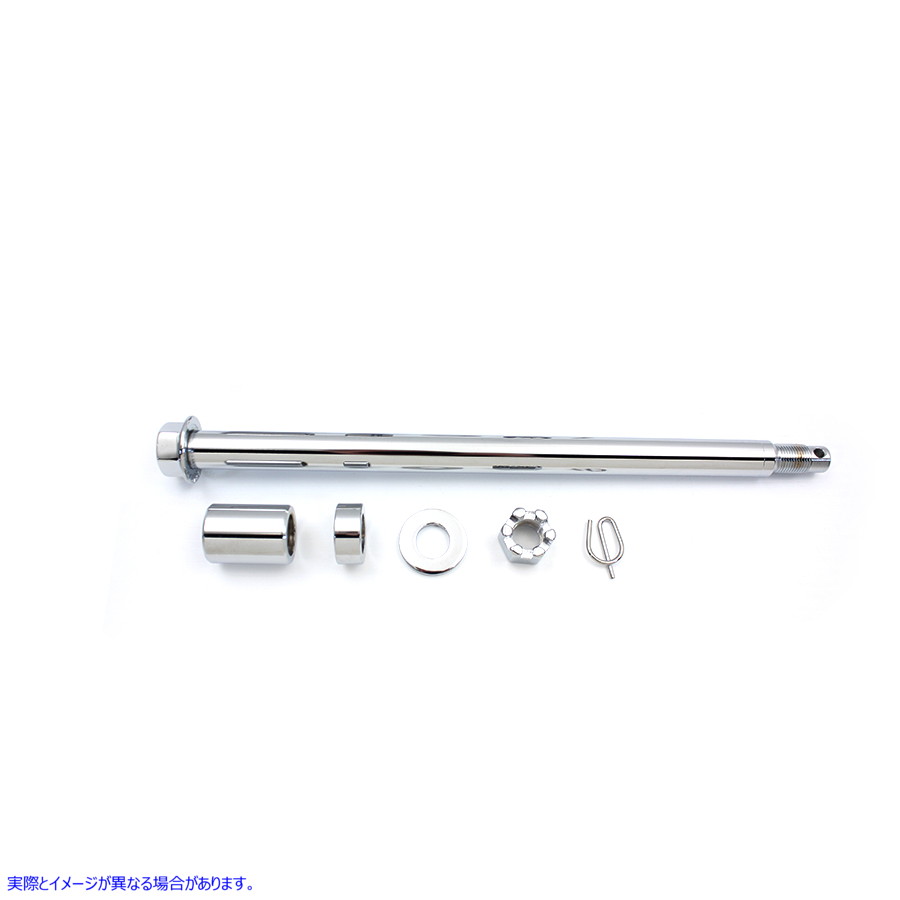 44-0247 クローム リア アクスル キット 取寄せ Vツイン Chrome Rear Axle Kit (検索用／