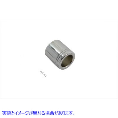 44-0342 リアアクスルスペーサークローム内径3/4インチ 取寄せ Vツイン Rear Axle Spacer Chrome 3/4 inch Inner Diameter (検索