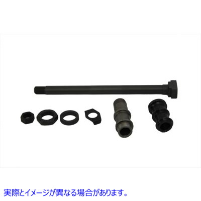 44-0348 リア アクスル キット パーカーライズド 取寄せ Vツイン Rear Axle Kit Parkerized (検索用／41552-36