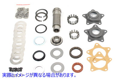 44-0431 レプリカ ホイール ハブ ベアリング キット パーカーライズド 取寄せ Vツイン Replica Wheel Hub Bearing Kit Parkerize
