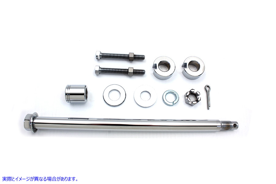 44-0548 クローム リア アクスル キット 取寄せ Vツイン Chrome Rear Axle Kit (検索用／