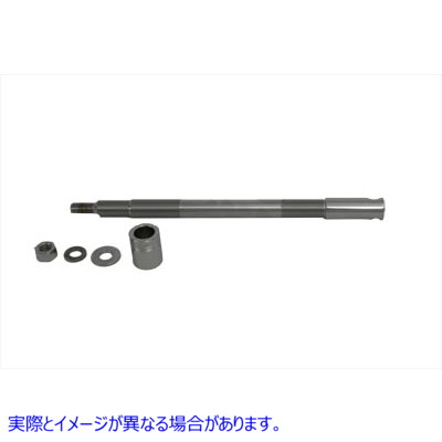 44-0587 クロームフロントアクスルキット 取寄せ Vツイン Chrome Front Axle Kit (検索用／