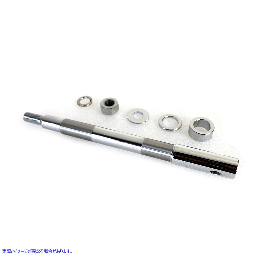 44-0636 クローム リア アクスル アジャスターとナット キット 取寄せ Vツイン Chrome Rear Axle adjuster and Nut Kit (検索用