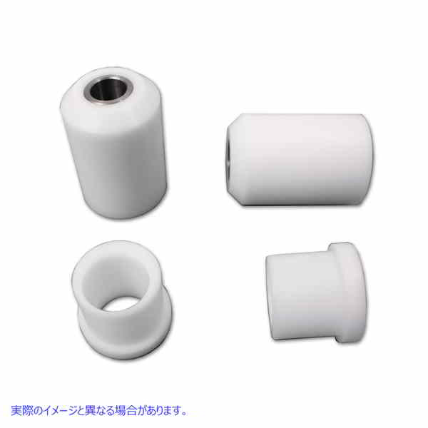 44-0671 Nylatron スイングアーム ブッシュ セット 取寄せ Vツイン Nylatron Swingarm Bushing Set (検索用／