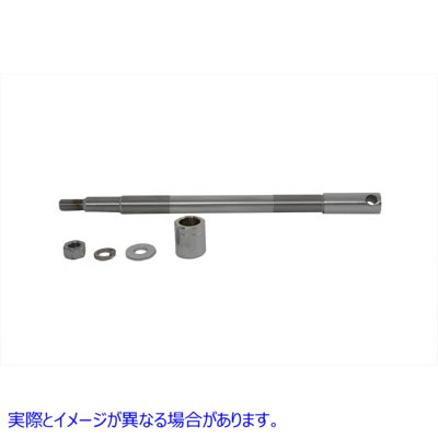 44-0675 クロームフロントアクスルキット 取寄せ Vツイン Chrome Front Axle Kit (検索用／