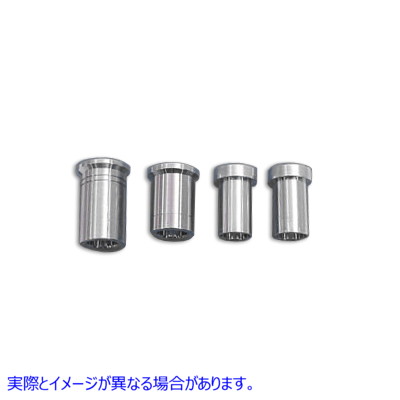 44-0711 スイングアーム ブッシュ セット 亜鉛 取寄せ Vツイン Swingarm Bushing Set Zinc (検索用／48048-00A 48619-07A
