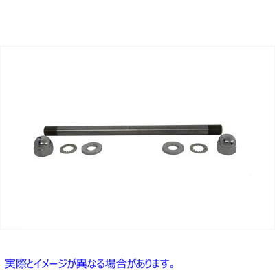 44-0727 クロームリアアクスルキット エイコーンタイプ 取寄せ Vツイン Chrome Rear Axle Kit Acorn Type (検索用／